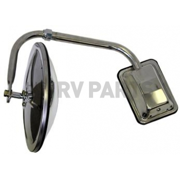 Peterson Mfg. Exterior Mirror Round Stainless Steel - 668X