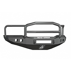 Road Armor Bumper Stealth Lonestar 1-Piece Design Steel Black - 407R5BNW