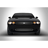 DJ Grilles Bumper Grille Insert Mesh Matte Black Stainless Steel - DJ220180
