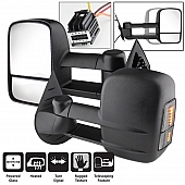 Xtune Exterior Towing Mirror Manual Rectangular Set Of 2 - 9925023