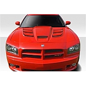 Extreme Dimensions Hood - Fiberglass Reinforced Plastic Black - Viper - 113004