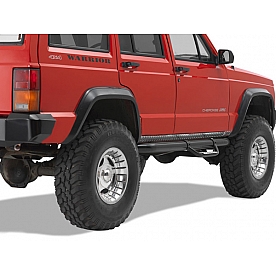 Warrior Products Rocker Panel Guard - Flat Aluminum Black Diamond Plate - 937PC