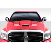 Extreme Dimensions Hood - Fiberglass Black - 113008