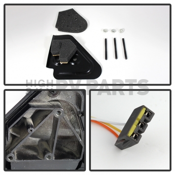 Xtune Exterior Towing Mirror Electric Rectangular Single - 9925085-2
