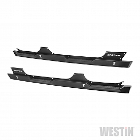 Westin Automotive Rocker Panel Guard - Flat Textured Steel Black Set Of 2 - 427015