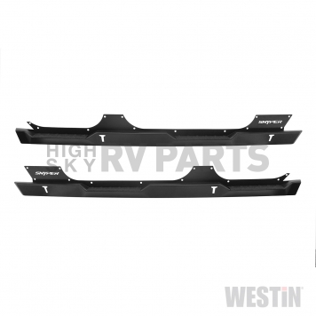 Westin Automotive Rocker Panel Guard - Flat Textured Steel Black Set Of 2 - 427015-1