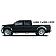 N-Fab Nerf Bar - Truck Wheel to Wheel Black Matte Textured Powder Coated Steel Round - C8865RC4TX