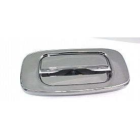 All Sales Tailgate Handle - Polished Aluminum Silver - 903