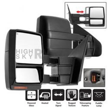 Xtune Exterior Towing Mirror Electric OEM Set Of 2 - 9936784