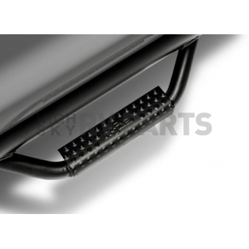 N-Fab Nerf Bar - Truck Wheel to Wheel Black Matte Textured Powder Coated Steel Round - F1777RC4TX-1
