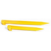 Camco Tent Peg - 12 inch Plastic Hook Style - Set of 6 - 51043