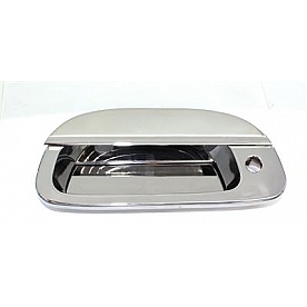 All Sales Tailgate Handle - Chrome Plated Aluminum Silver - 503CL
