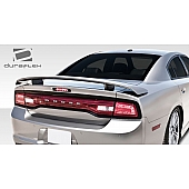 Extreme Dimensions Spoiler - 1 Piece Primered Fiberglass Black - 108038