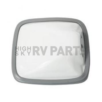 Velvac Exterior Mirror Manual Rectangular White - 704078