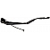 Help! By Dorman WindShield Wiper Arm 18.57 Inch Black Single - 42551