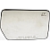 Help! By Dorman Exterior Mirror Glass Square Power Single - 56109