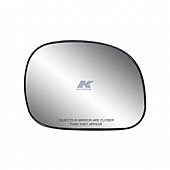 K-Source Exterior Mirror Glass Rectangular Power/ Manual Single - 80034
