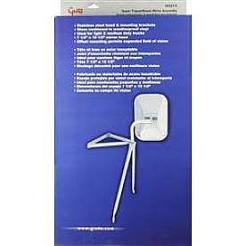 Grote Industries Exterior Mirror Manual Rectangular Silver Single - 283235