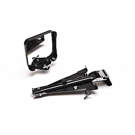Wheel Master Exterior Mirror Manual Rectangular Stainless Steel - 6600