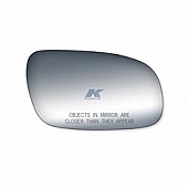 K-Source Exterior Mirror Glass Oval Power/ Manual Single - 90060