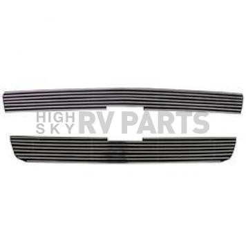 Street Scene Grille Insert - Horizontal Bar Aluminum Polished - 95080160