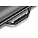 N-Fab Nerf Bar - Truck Wheel to Wheel Black Gloss Textured Powder Coated Steel Round - C1992QC6