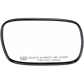 Help! By Dorman Exterior Mirror Glass Rectangular Power Single - 56289