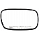 Help! By Dorman Exterior Mirror Glass Rectangular Power Single - 56289
