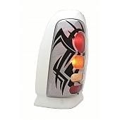 GT Styling Tail Light Cover - Plastic Clear Set Of 2 - 970757