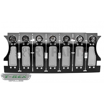 T-Rex Truck Products Grille Insert - Mesh Rectangular Black Powder Coated Mild Steel - 6314931