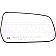 Help! By Dorman Exterior Mirror Glass Rectangular Electric Single - 56969