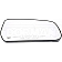 Help! By Dorman Exterior Mirror Glass Rectangular Electric Single - 56969