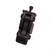 Rugged Ridge Hood Latch Steel Black Single - 1121008