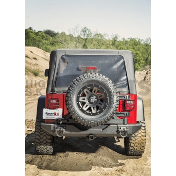 Rugged Ridge Soft Top - Black Standard Top Polyester And Cotton - 1376135-1