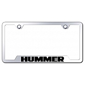 Automotive Gold License Plate Frame - Silver Stainless Steel - GFHUMEC