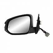 K-Source Exterior Mirror Electric OEM Black Single - 70188T