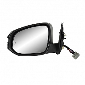 K-Source Exterior Mirror Electric OEM Black Single - 70188T