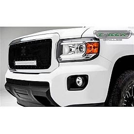 T-Rex Truck Products Grille Insert - Mesh Rectangular Black Powder Coated Steel - 6313711BR