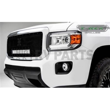 T-Rex Truck Products Grille Insert - Mesh Rectangular Black Powder Coated Steel - 6313711BR