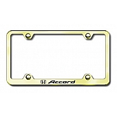 Automotive Gold License Plate Frame - Gold Stainless Steel - LFWACCEG