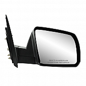 K-Source Exterior Mirror Electric Rectangular Black Single - 70225T