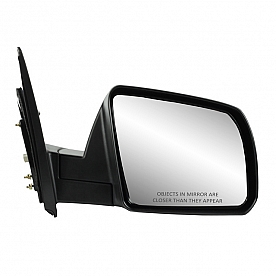 K-Source Exterior Mirror Electric Rectangular Black Single - 70225T