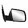 K-Source Exterior Mirror Electric Rectangular Black Single - 70225T
