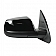 K-Source Exterior Mirror Electric Rectangular Black Single - 70225T