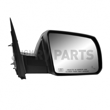 K-Source Exterior Mirror Electric OEM Black Single - 70227T