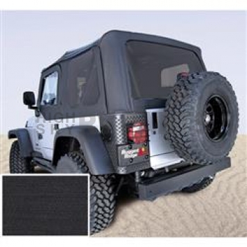 Rugged Ridge Soft Top - Black Diamond Standard Top Vinyl - 1371035