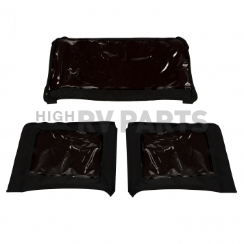 Rugged Ridge Soft Top - Black Fastback Top Vinyl - 1377235-1