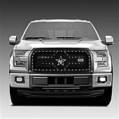 RBP (Rolling Big Power) Grille Insert - Black Powder Coated Steel  - 651577C