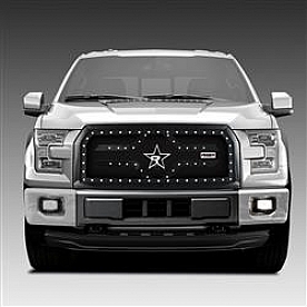 RBP (Rolling Big Power) Grille Insert - Black Powder Coated Steel  - 651577C