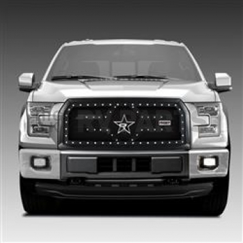 RBP (Rolling Big Power) Grille Insert - Black Powder Coated Steel  - 651577C